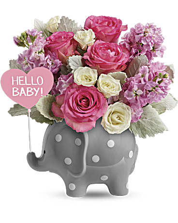Teleflora's Hello Sweet Baby - Pink –  Talia Flowers, Ottawa ON