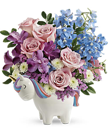 Teleflora's Enchanting Pastels Unicorn Bouquet –  Talia Flowers, Ottawa ON