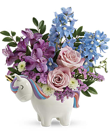 Teleflora's Enchanting Pastels Unicorn Bouquet –  Talia Flowers, Ottawa ON