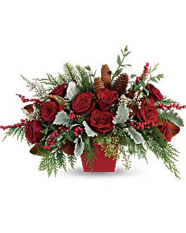 Winter Blooms Centerpiece –  Talia Flowers, Ottawa ON