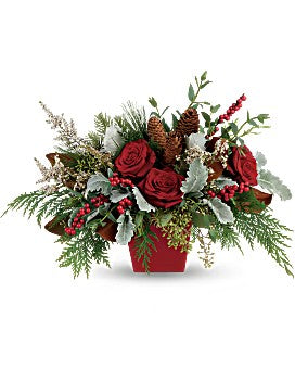 Winter Blooms Centerpiece –  Talia Flowers, Ottawa ON