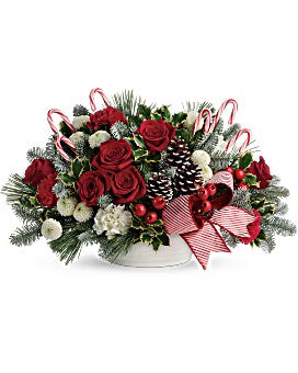 Jolly Candy Cane Bouquet –  Talia Flowers, Ottawa ON