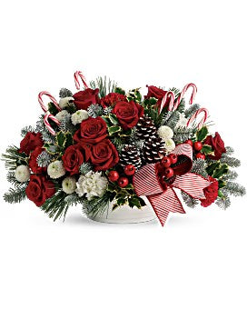 Jolly Candy Cane Bouquet –  Talia Flowers, Ottawa ON