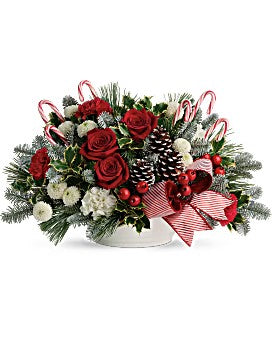 Jolly Candy Cane Bouquet –  Talia Flowers, Ottawa ON