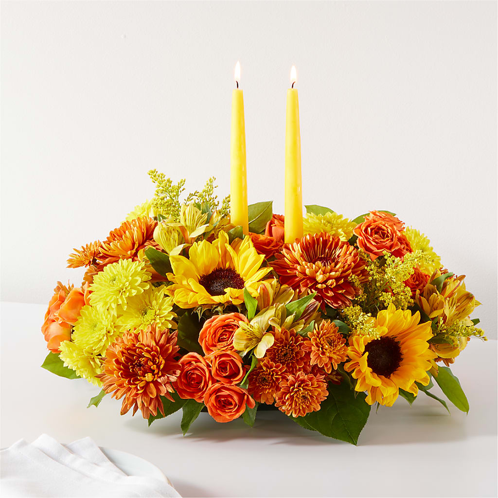 Autumn Harmony Centerpiece –  Talia Flowers, Ottawa ON