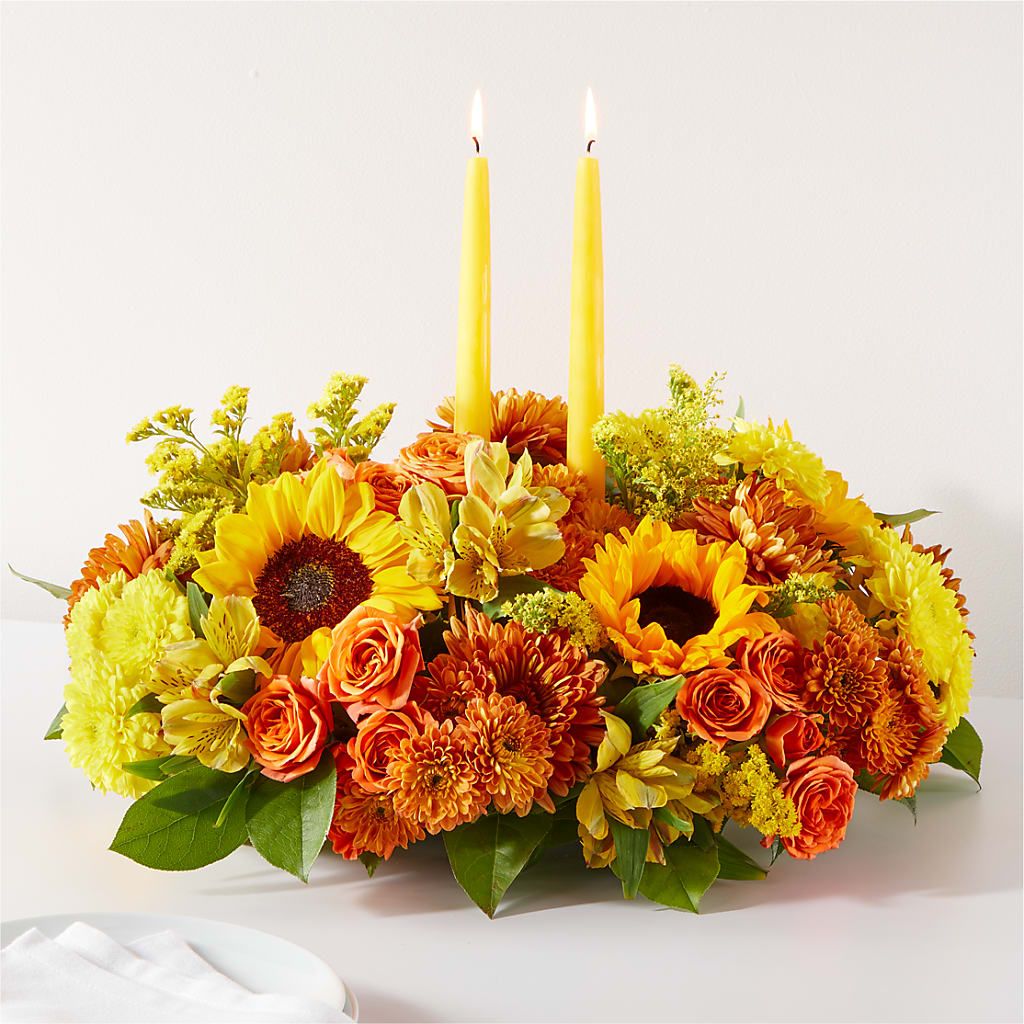 Autumn Harmony Centerpiece –  Talia Flowers, Ottawa ON