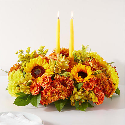 Autumn Harmony Centerpiece –  Talia Flowers, Ottawa ON