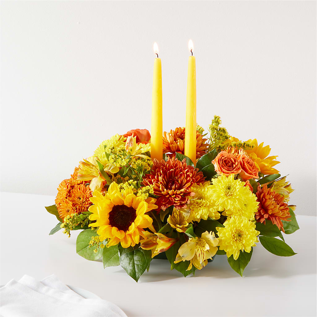 Autumn Harmony Centerpiece –  Talia Flowers, Ottawa ON
