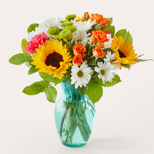 Sun-drenched Blooms Bouquet –  Talia Flowers, Ottawa ON