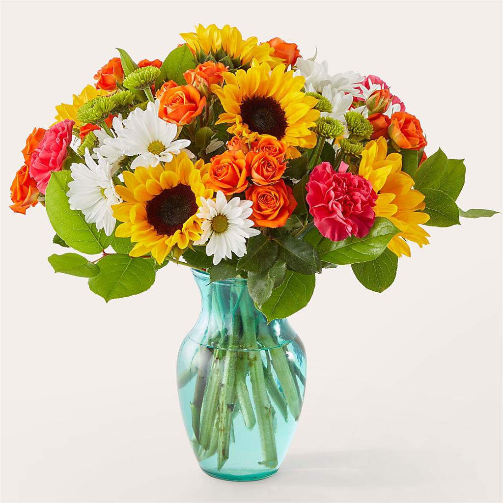 Sun-drenched Blooms Bouquet –  Talia Flowers, Ottawa ON