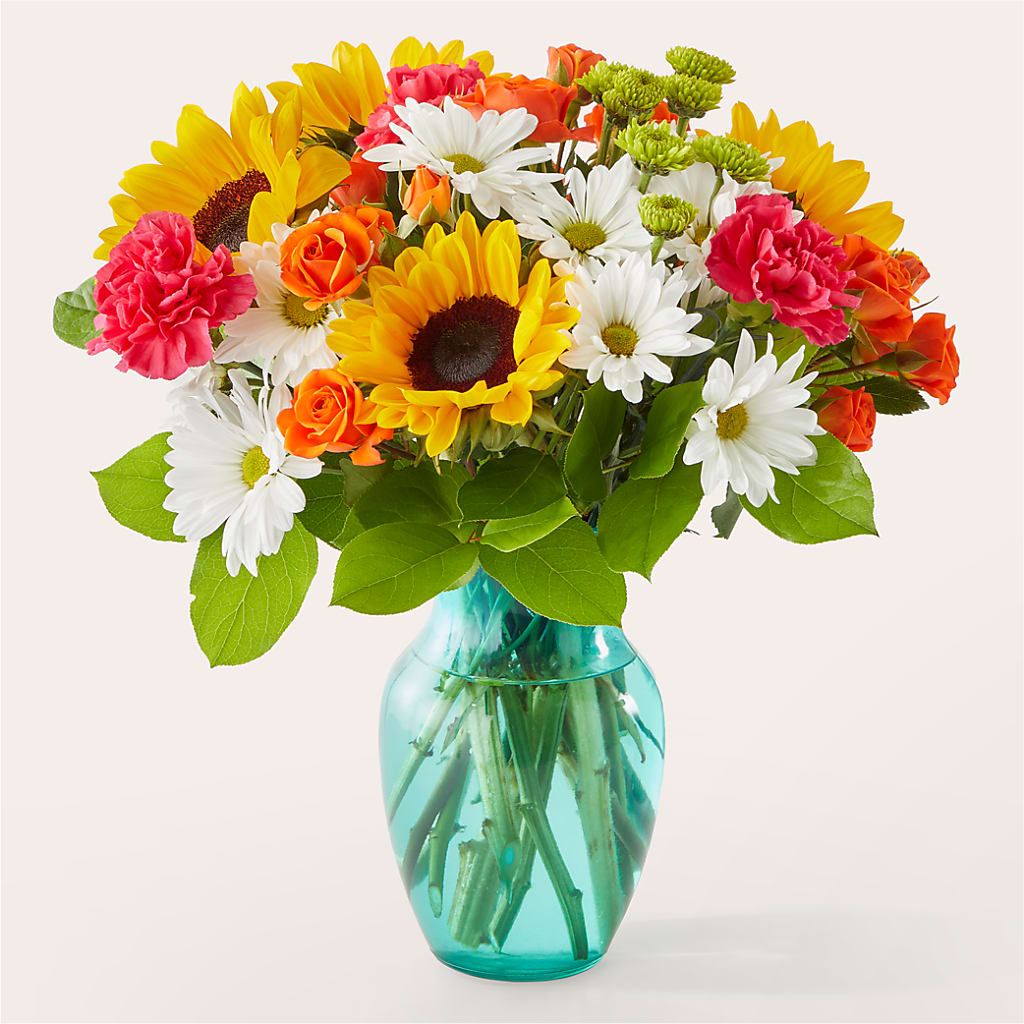Sun-drenched Blooms Bouquet –  Talia Flowers, Ottawa ON