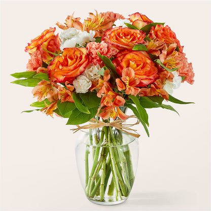 Apricot Glow Bouquet –  Talia Flowers, Ottawa ON