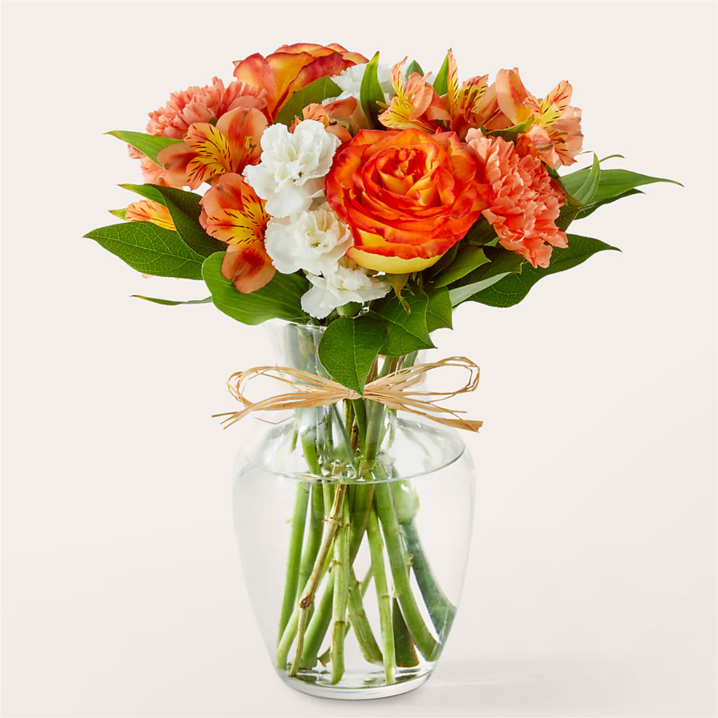Apricot Glow Bouquet –  Talia Flowers, Ottawa ON