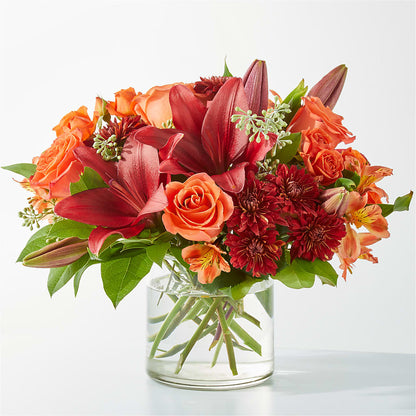 Crimson Leaves Bouquet –  Talia Flowers, Ottawa ON