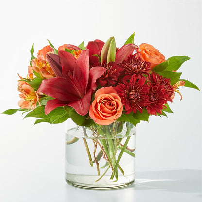 Crimson Leaves Bouquet –  Talia Flowers, Ottawa ON