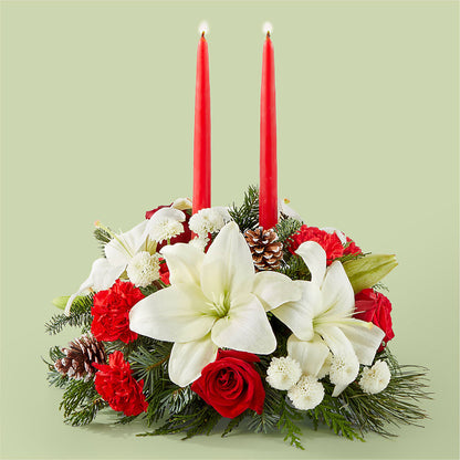Seasonal Festivities Centerpiece –  Talia Flowers, Ottawa ON