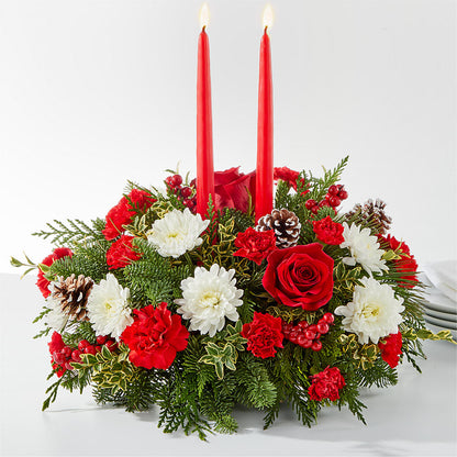 Holiday Soiree Centerpiece –  Talia Flowers, Ottawa ON