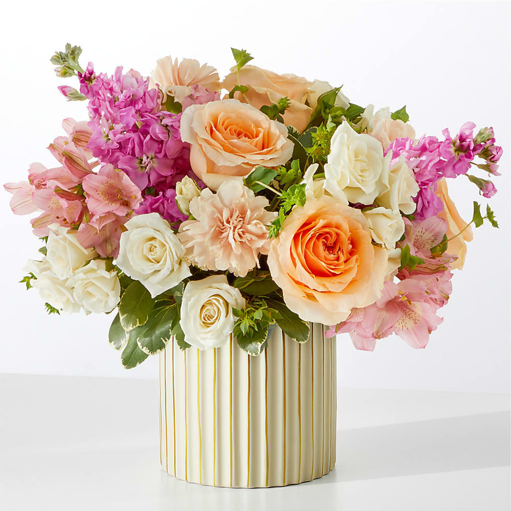 Paradise Bouquet with Ivory Vase –  Talia Flowers, Ottawa ON