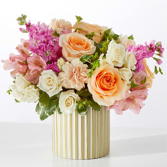 Paradise Bouquet with Ivory Vase –  Talia Flowers, Ottawa ON