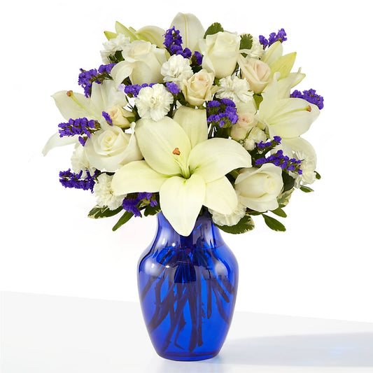 Sapphire Rush Bouquet –  Talia Flowers, Ottawa ON