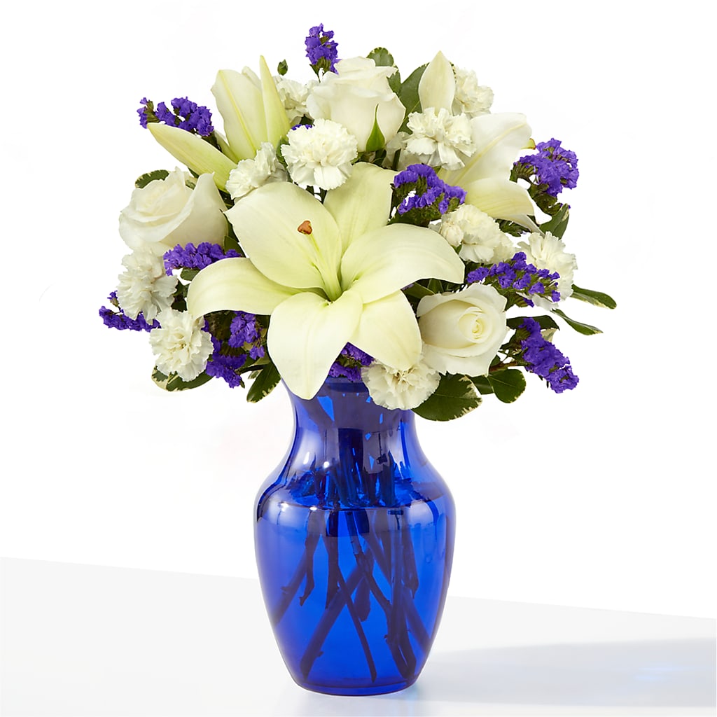 Sapphire Rush Bouquet –  Talia Flowers, Ottawa ON