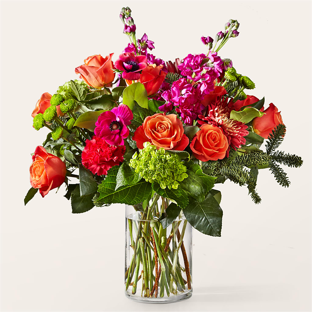 All the Tinsel Bouquet –  Talia Flowers, Ottawa ON
