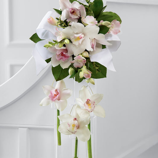 Perfect Entrance Pew Arrangement –  Talia Flowers, Ottawa ON
