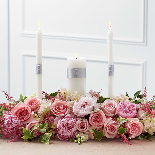 Worldwide Romance Unity Candle Arrangement –  Talia Flowers, Ottawa ON