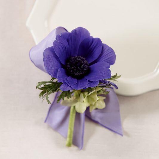 Purple Passion Boutonniere –  Talia Flowers, Ottawa ON