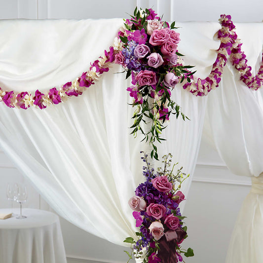 Color & Light Chuppah Decor –  Talia Flowers, Ottawa ON